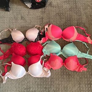 Victoria Secret push up bras
